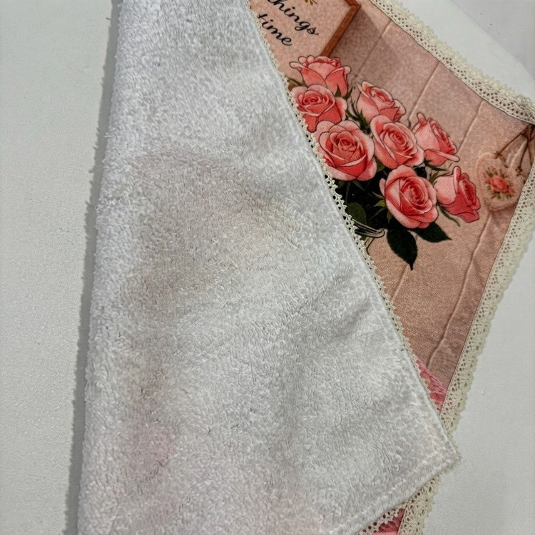 حوله طرحدار فانتزی آشپزخانه ابعاد 40*50 سانتی متر