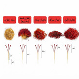 زعفران دختر پیچ یا دسته 4.5 گرم معادل یک مثقال
